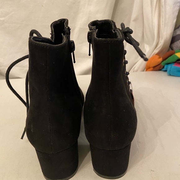 Metaphor black faux suede ankle boots NEW 6 - Picture 3 of 6